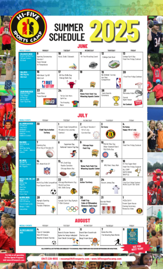 FINAL Northshore Calendar 2025 Template