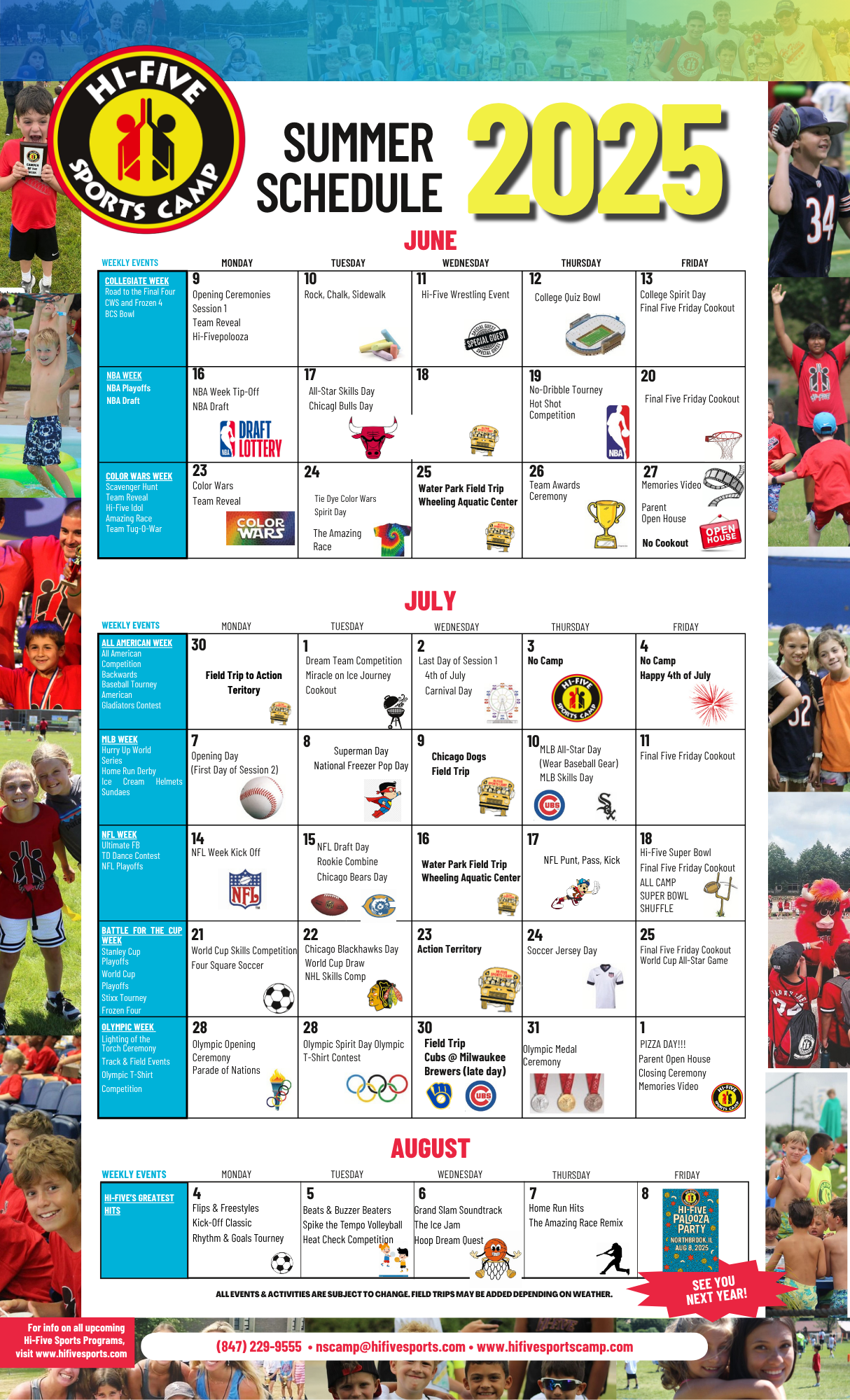 FINAL Northshore Calendar 2025 Template
